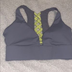 Fabletics criss-cross plunging sports bra